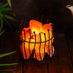 Ripple Wave Himalayan Salt Lamp – Iron Art Series