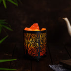 Shadow Tree Himalayan Salt Lamp – Iron Art Series