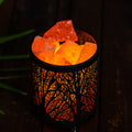 Shadow Tree Himalayan Salt Lamp – Iron Art Series